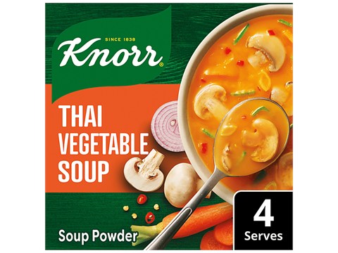 Knorr Thai Vegetable Soup - No Added Preservatives, 44 g