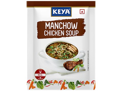 Keya Manchow Chicken Soup - Four Serve, Ready In A Minute, 52 g