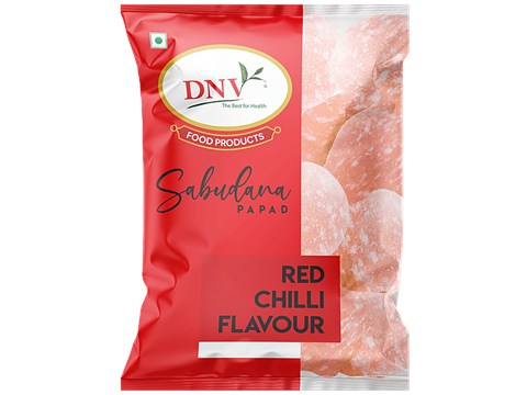 DNV Red Chilly Sabudana Papad, 70 g