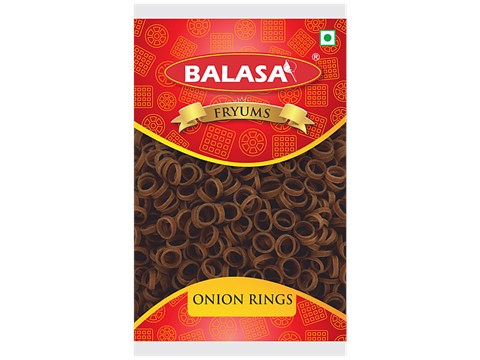 Balasa Onion Rings Fryums - Crispy, 180 g
