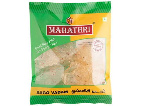 Mahathri Sago Vadam - Crunchy Snack, 100 g