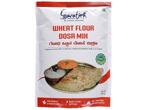 Sarati Instant Wheat Flour Dosa Mix, 500 g