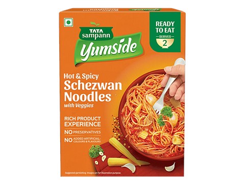Tata Sampann Yumside Schezwan Noodles With Veggies, 285 g