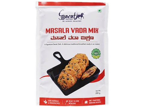 Sarati Instant Masala Vada Mix - Traditional Recipe, 200 g