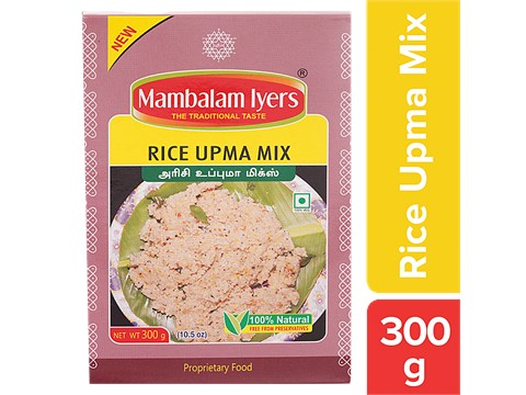 Mambalam Iyers Rice Upma Mix - Natural, Spice Mix, No Preservatives, 300 g