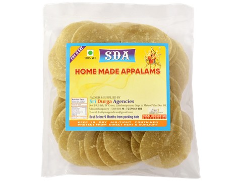 SDA  Pudina Papad, 100 g