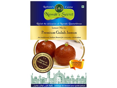 Nawab's Secret Premium Gulab Jamun - Instant Mix, 200 g