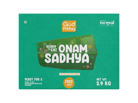 Gud Friday Onam Sadhya, Ready To Eat, 2.9 Kg