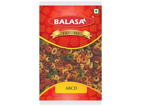 Balasa ABCD Fryums - Crispy, 180 g