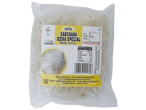 Royal Sabudana Jeera - Navratri Special, 200 g