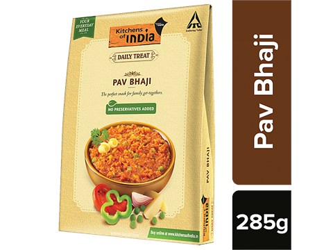 Kitchens Of India Ready to Eat - Pav Bhaji, 285 g