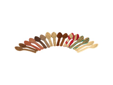 Ediblepro Edible Millet Big Spoon Dinner Spoon Assorted, 373 g