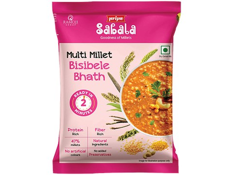 Sabala Multi Millet Bisibele Bhath, 60 g