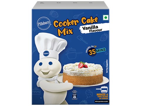 Pillsbury Cooker Cake - Vanilla, Eggless, 150 g