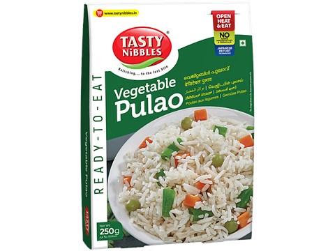 Tasty Nibbles Vegetable Pulao - Ready To Eat, 250 g