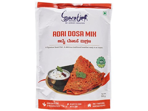 Sarati Instant Adai Dosa Mix, 500 g