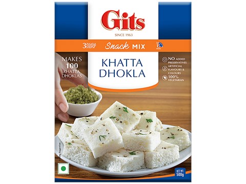 Gits Khatta Dhokla Snack Mix, 500 g