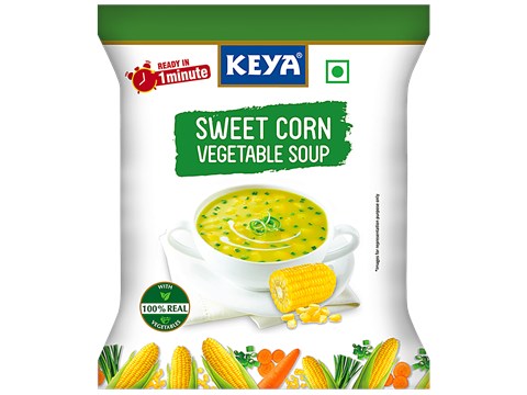 Keya Instant Soup - Sweet Corn Veg, 12 g