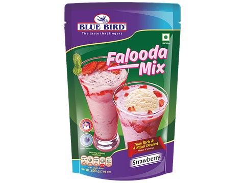Blue Bird Falooda Mix - Strawberry, 200 g