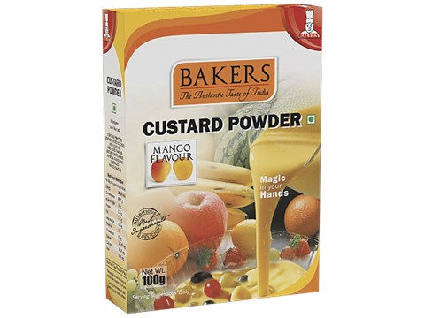 BAKERS Custard Powder - Mango Flavour, 100 g