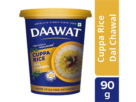 Daawat Cuppa Rice Dal Chawal - Ready In 10 Minutes, 90 g