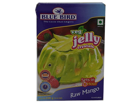 Blue Bird Jelly Crystals - Raw Mango, Veg, 100 g