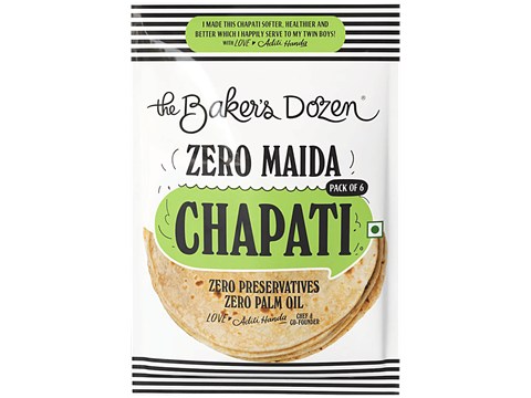 The Baker's Dozen Zero Maida Chapati, 180 g