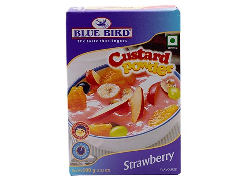 Blue Bird Custard Powder - Strawberry, 100 g