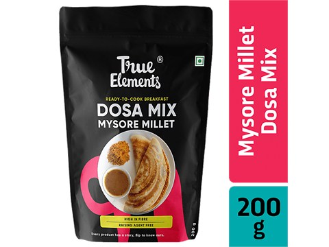 True Elements Mysore Millet Dosa Mix - Ready To Cook Breakfast, Rich In Fibre, 200 g