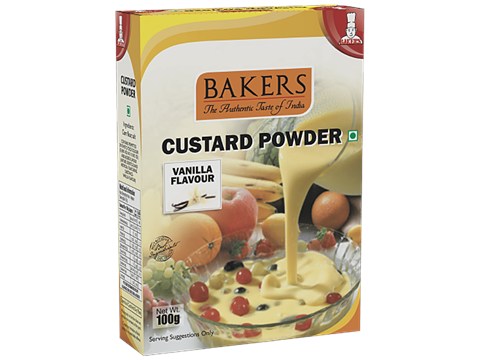BAKERS Custard Powder - Vanilla Flavour, 100 g