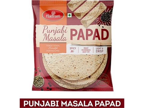 Haldiram's Papad - Punjabi, Del, 200 g