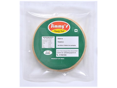 Jimmy's Appalam - Mini, Handmade, 50 g