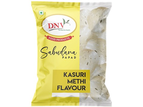 DNV Kasuri Methi Sabudana Papad, 70 g