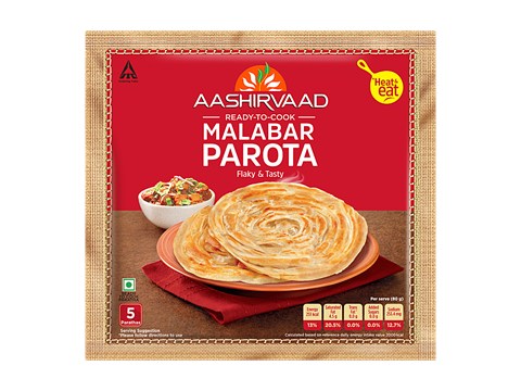 Aashirvaad Malabar Parota, Ready To Cook, 400 g