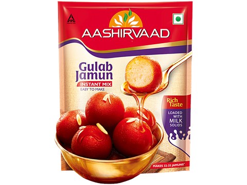 Aashirvaad Gulab Jamun Instant Mix, 500 g