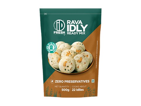 iD Fresh Rava Idly Ready Mix, 500 g