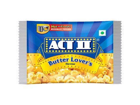ACT II Butter Lover's Microwave Popcorn - Small Pack, 33 g