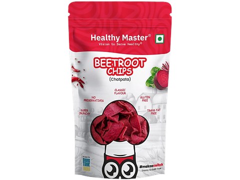 Healthy Master Chatpata Beetroot Chips, 100 g
