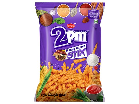 2PM Snacks Masala Munch Stix, 80 g