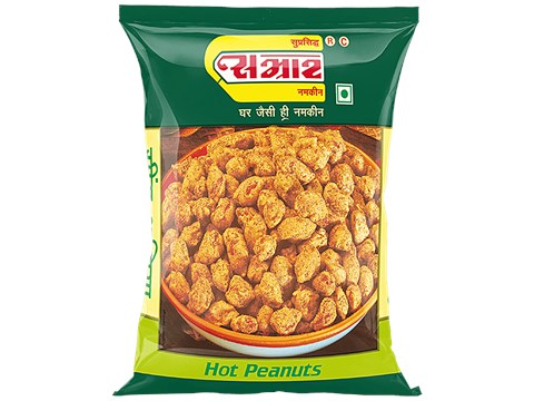 Samrat Namkeen Sing Bhujiya - Hot Peanuts, 200 g