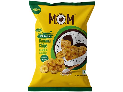 MOM Classic Salted Kerala Banana Chips, 75 g