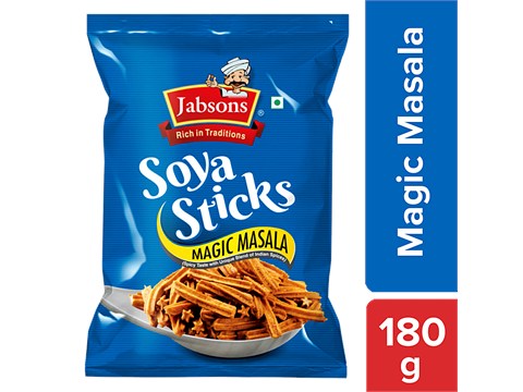 Jabsons Soya Sticks - Magic Masala, 180 g