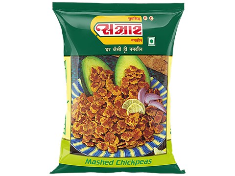 Samrat Namkeen Chana Jor Garam Namkeen - Mashed Chickpeas, Crunchy, Indian Snack 40 g, 40 g