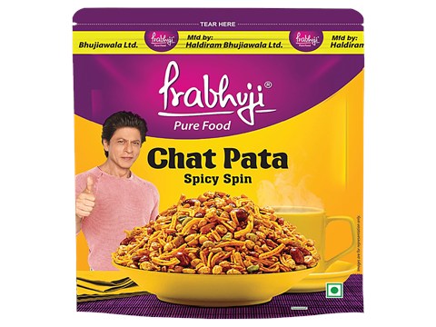 Prabhuji Pure Food Chat Pata Namkeen - Spicy Spin, 400 g