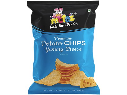 mota's Premium Potato Chips -Yummy Cheese, 100 g