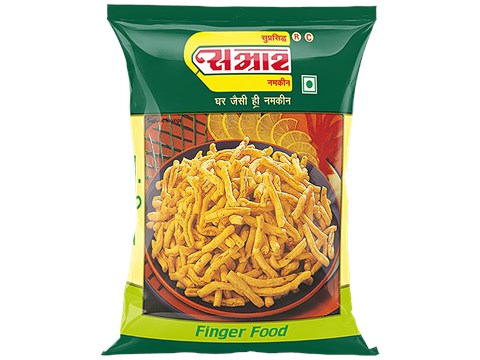 Samrat Namkeen Ganthia Namkeen - Finger Food, Salty & Crispy, Indian Snack 40 g, 40 g