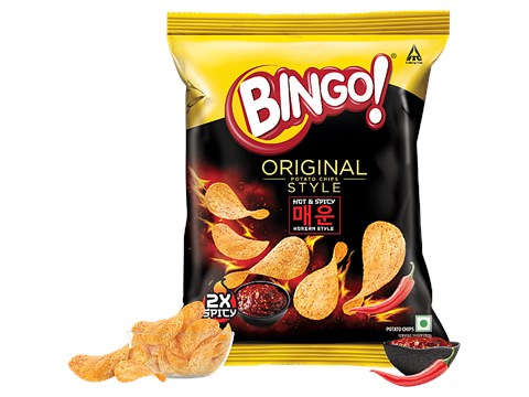Bingo! Original Potato Chips - Hot & Spicy Korean Style, 42 g