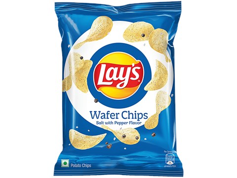 Lay's Salt with Pepper Wafer Chips, 48 g