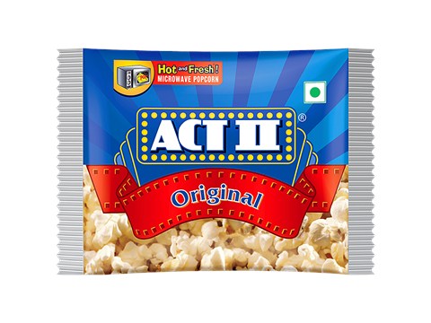 ACT II Original Flavour Microwave Popcorn - Big Pack, 99 g