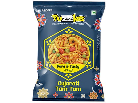 Puzzles  Gujarati Tam - Tam Namkeen, 35 g